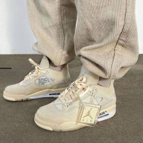 Real lifestyle image of Air Jordan 4