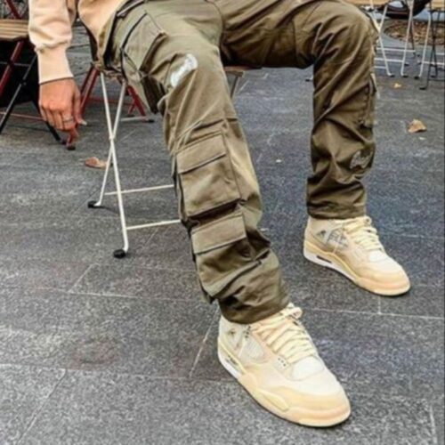 Real lifestyle image of Air Jordan 4