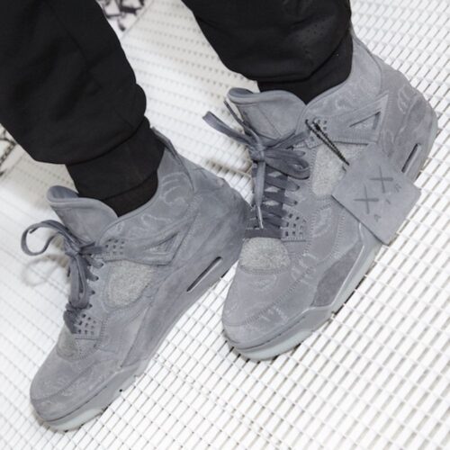 Real lifestyle image of Air Jordan 4