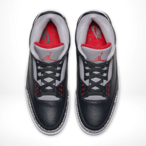 Top view of Air Jordan 3