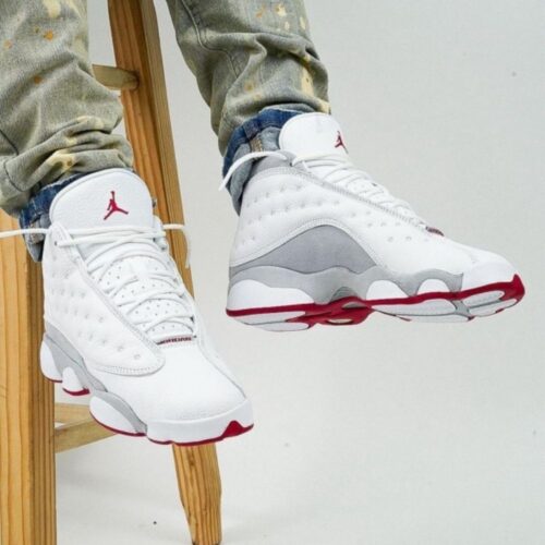 Real lifestyle image of Air Jordan 13