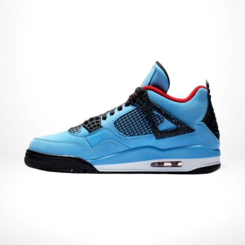 Air Jordan 4 Retro x Travis Scott Cactus Jack University Blue - Image 3