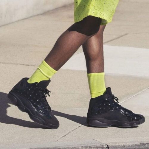 Real lifestyle image of Air Jordan 13