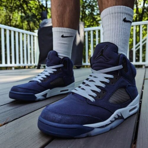 Real lifestyle image of Air Jordan 5