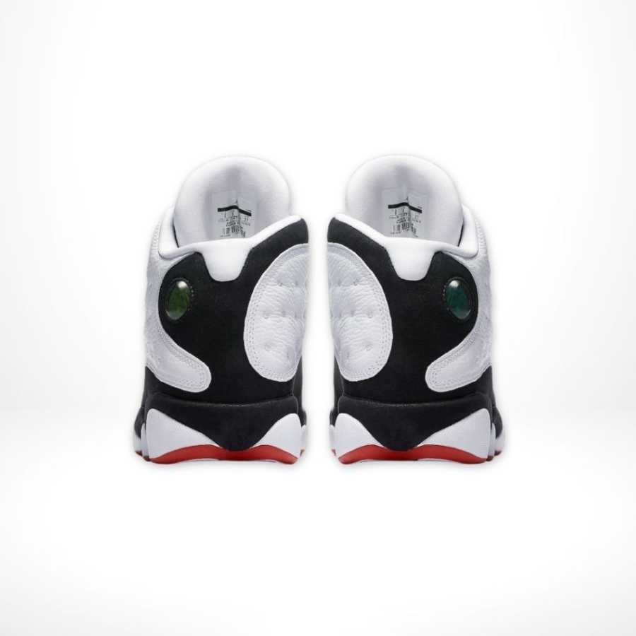 Rear view of Air Jordan 13
