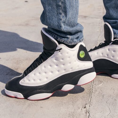 Real lifestyle image of Air Jordan 13
