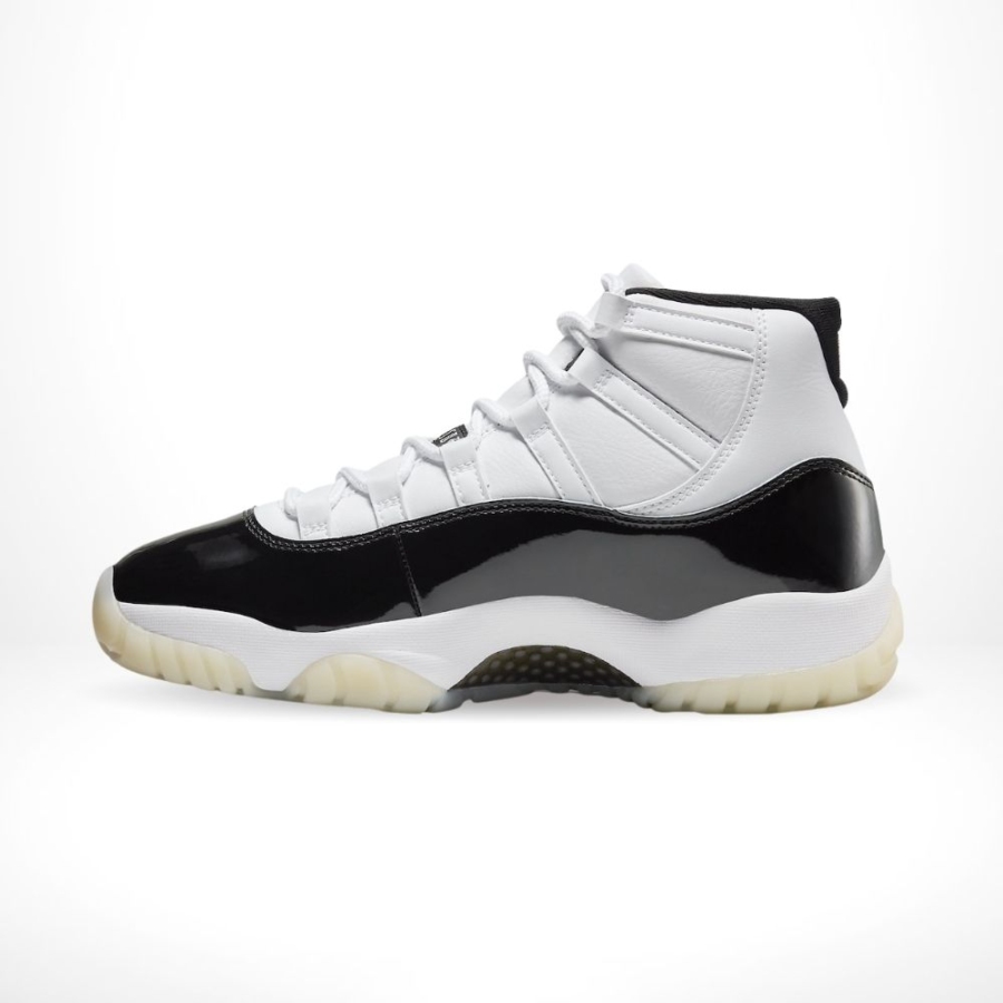 Side profile of Air Jordan 11