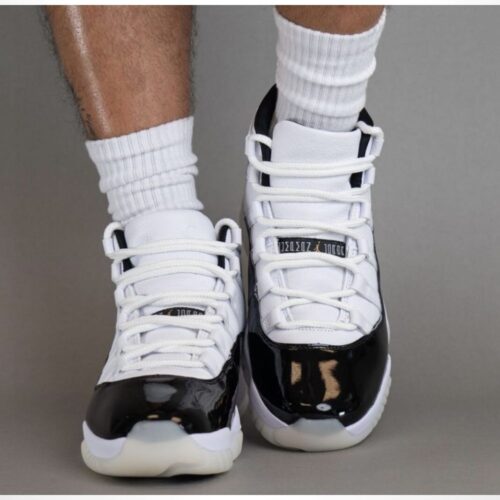 Real lifestyle image of Air Jordan 11