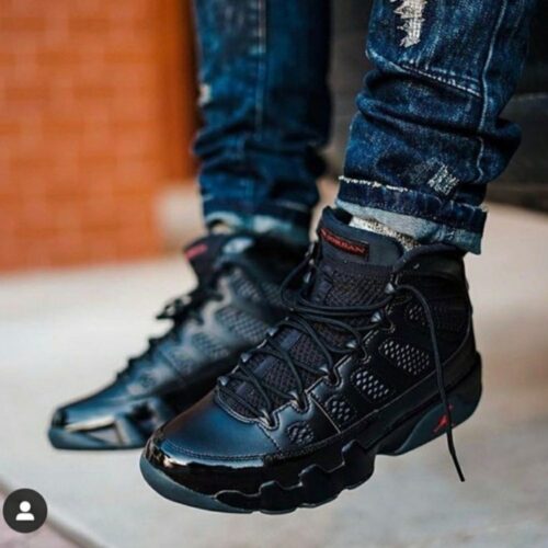 Real lifestyle image of Air Jordan 9