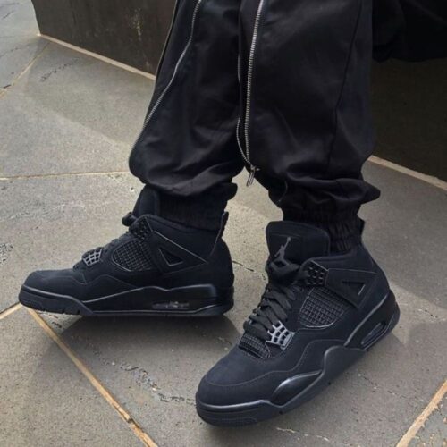Real lifestyle image of Air Jordan 4