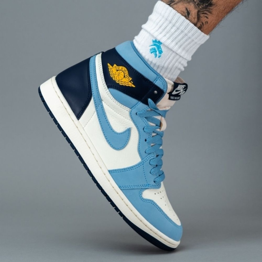 Real lifestyle image of Air Jordan 1