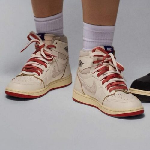 Real lifestyle image of Air Jordan 1