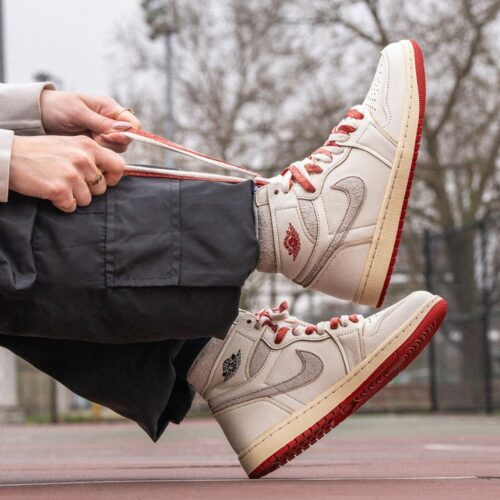 Real lifestyle image of Air Jordan 1
