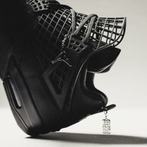 Real lifestyle image of Air Jordan 4