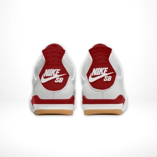 Rear view of Air Jordan 4