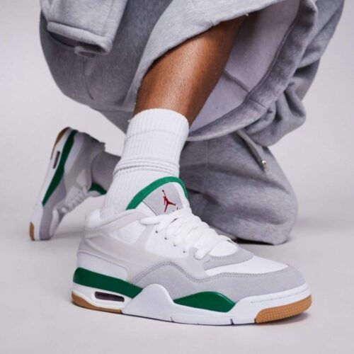 Real lifestyle image of Air Jordan 4