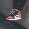 Real lifestyle image of Air Jordan 1