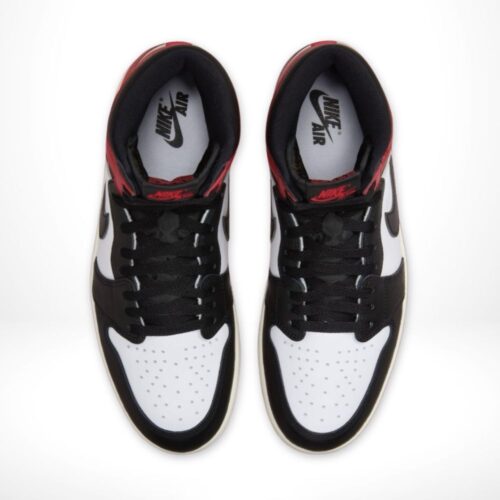 Top view of Air Jordan 1