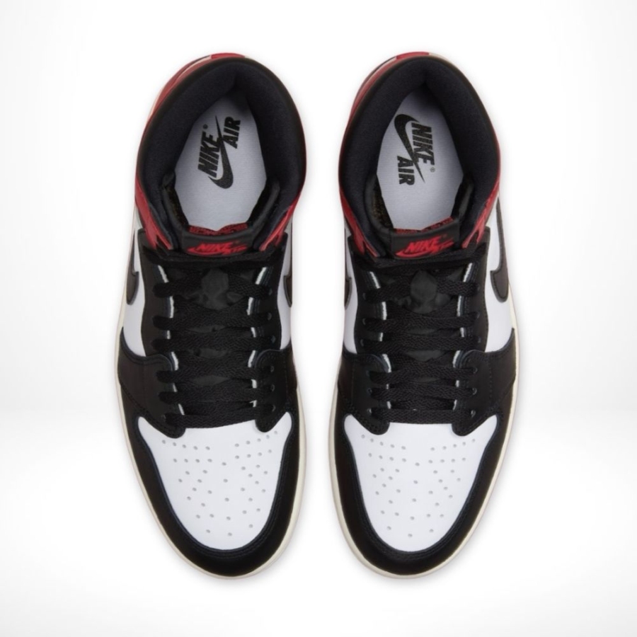 Top view of Air Jordan 1