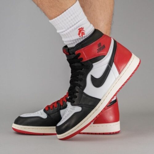 Real lifestyle image of Air Jordan 1