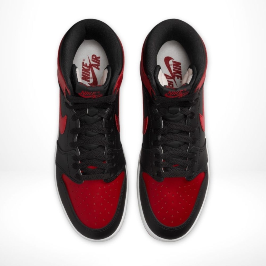 Top view of Air Jordan 1