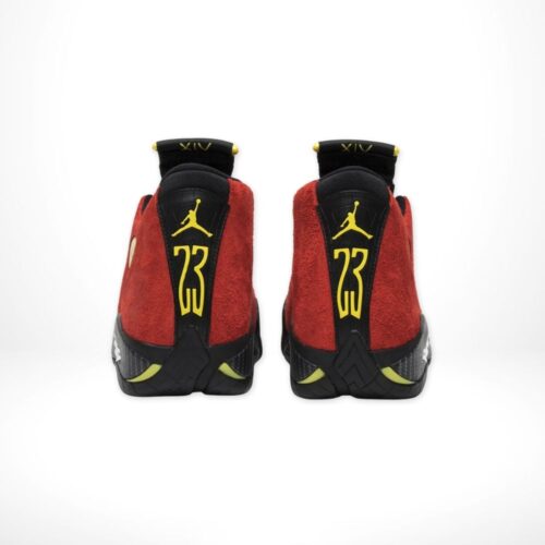 Rear view of Air Jordan 14