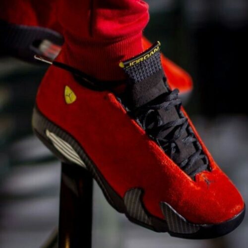 Real lifestyle image of Air Jordan 14
