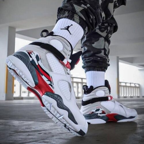 Real lifestyle image of Air Jordan 8