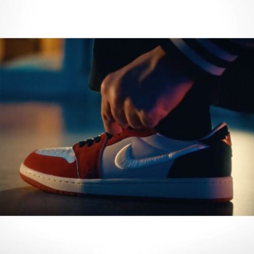 Real lifestyle image of Air Jordan 1