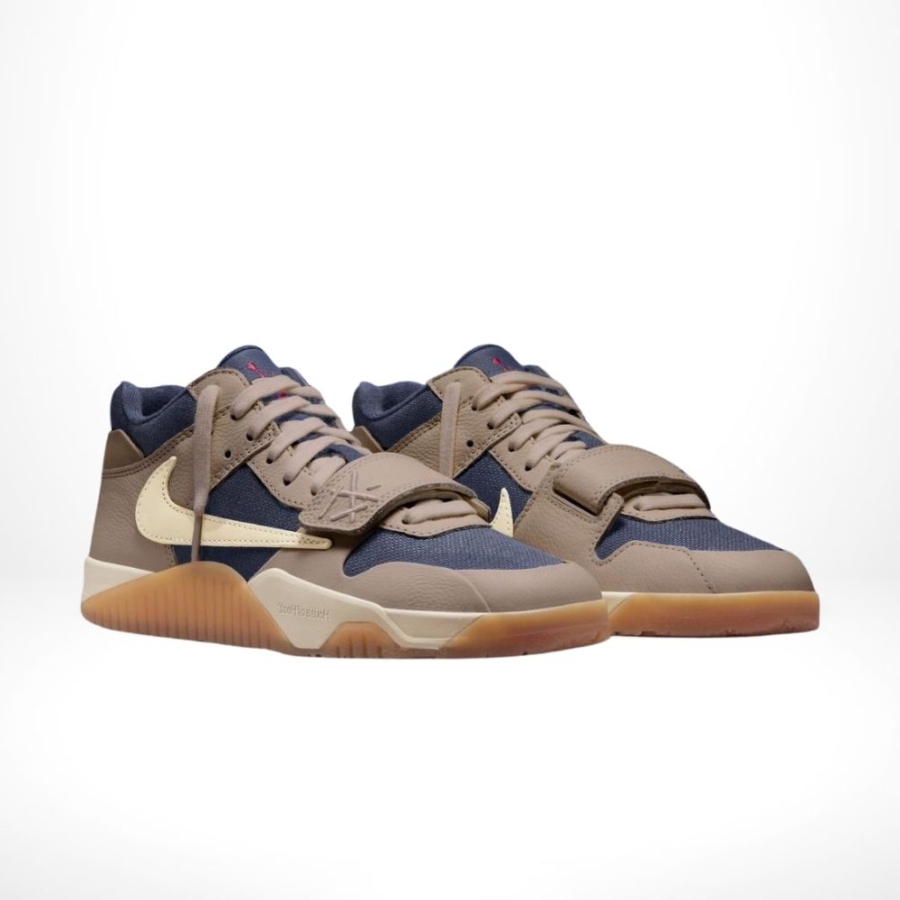 Air Jordan x Travis Scott x Jumpman Jack Taupe Haze Grey and Brown - Image 2