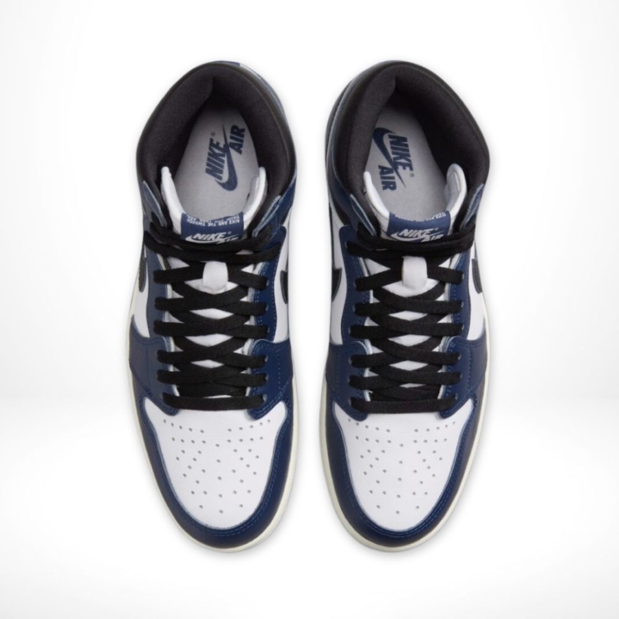 Top view of Air Jordan 1