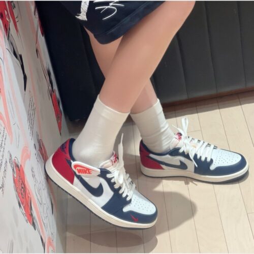 Real lifestyle image of Air Jordan 1
