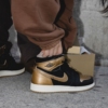 Real lifestyle image of Air Jordan 1