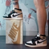 Real lifestyle image of Air Jordan 1