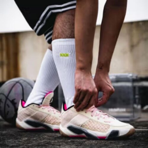 Real lifestyle image of Air Jordan 38