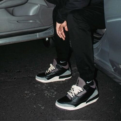 Real lifestyle image of Air Jordan 3