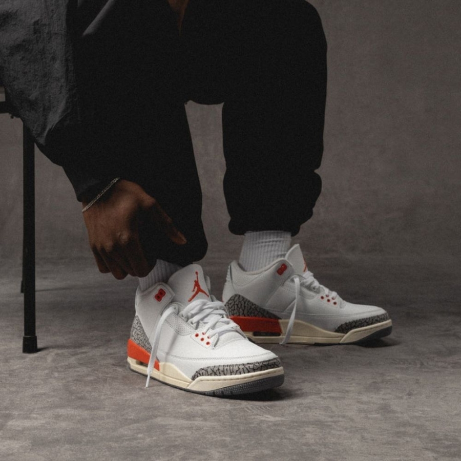 Real lifestyle image of Air Jordan 3