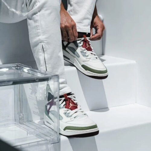 Real lifestyle image of Air Jordan Spizike
