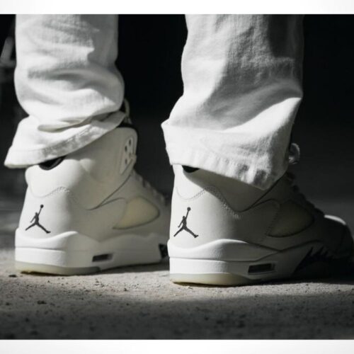 Real lifestyle image of Air Jordan 5