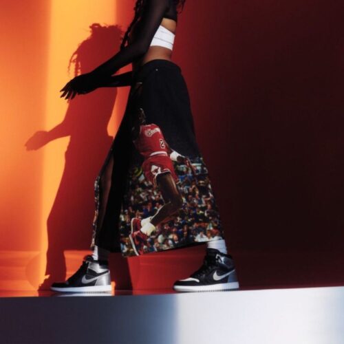 Real lifestyle image of Air Jordan 1