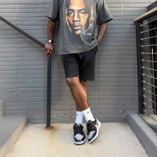 Real lifestyle image of Air Jordan 1