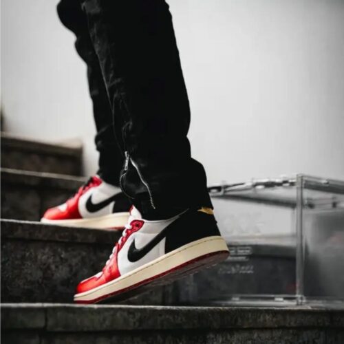 Real lifestyle image of Air Jordan 1