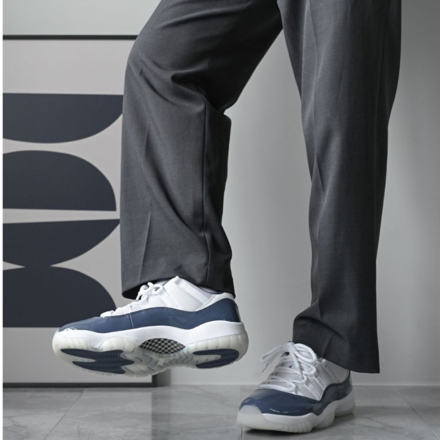 Real lifestyle image of Air Jordan 11