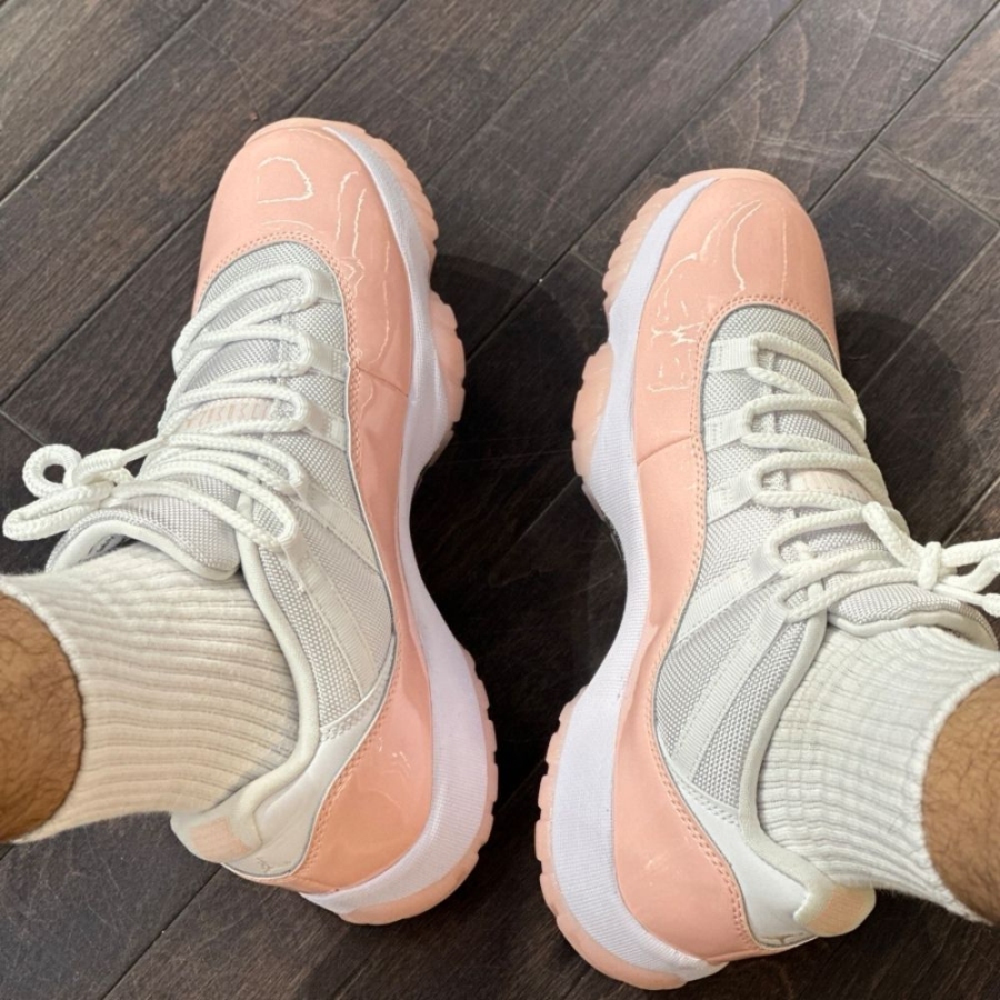 Real lifestyle image of Air Jordan 11