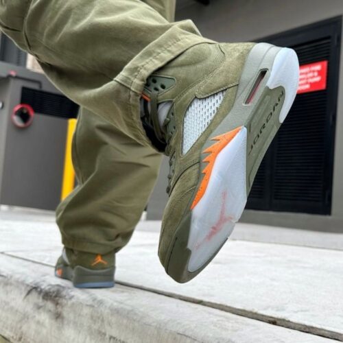 Real lifestyle image of Air Jordan 5