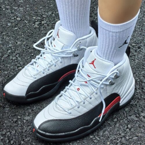 Real lifestyle image of Air Jordan 12