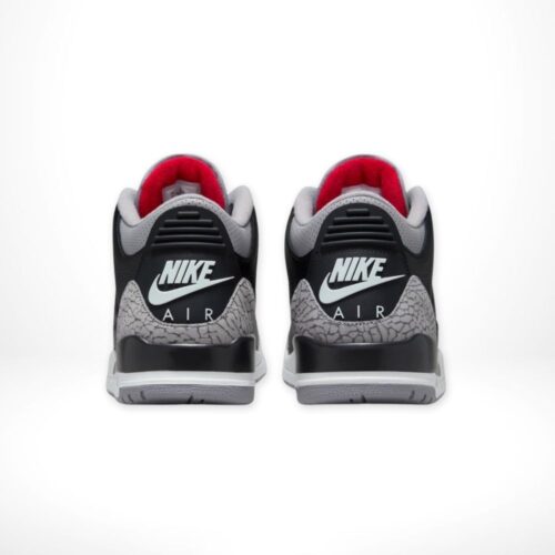 Rear view of Air Jordan 3