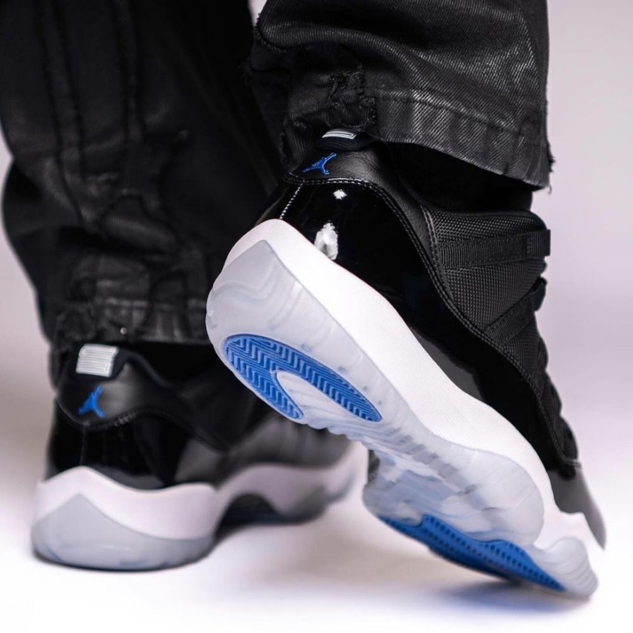Real lifestyle image of Air Jordan 11