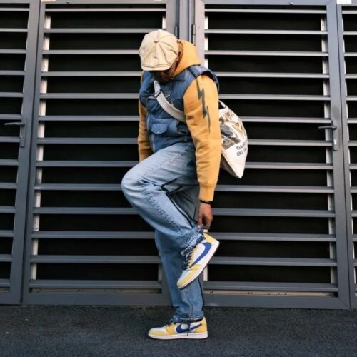 Real lifestyle image of Air Jordan 1