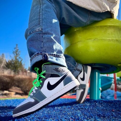 Real lifestyle image of Air Jordan 1